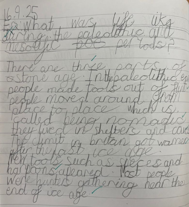 image of child's work